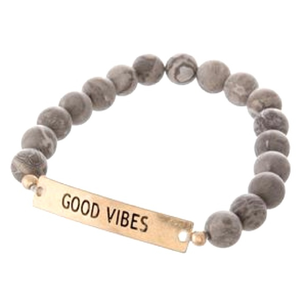 Good Vibes Beaded Bracelet